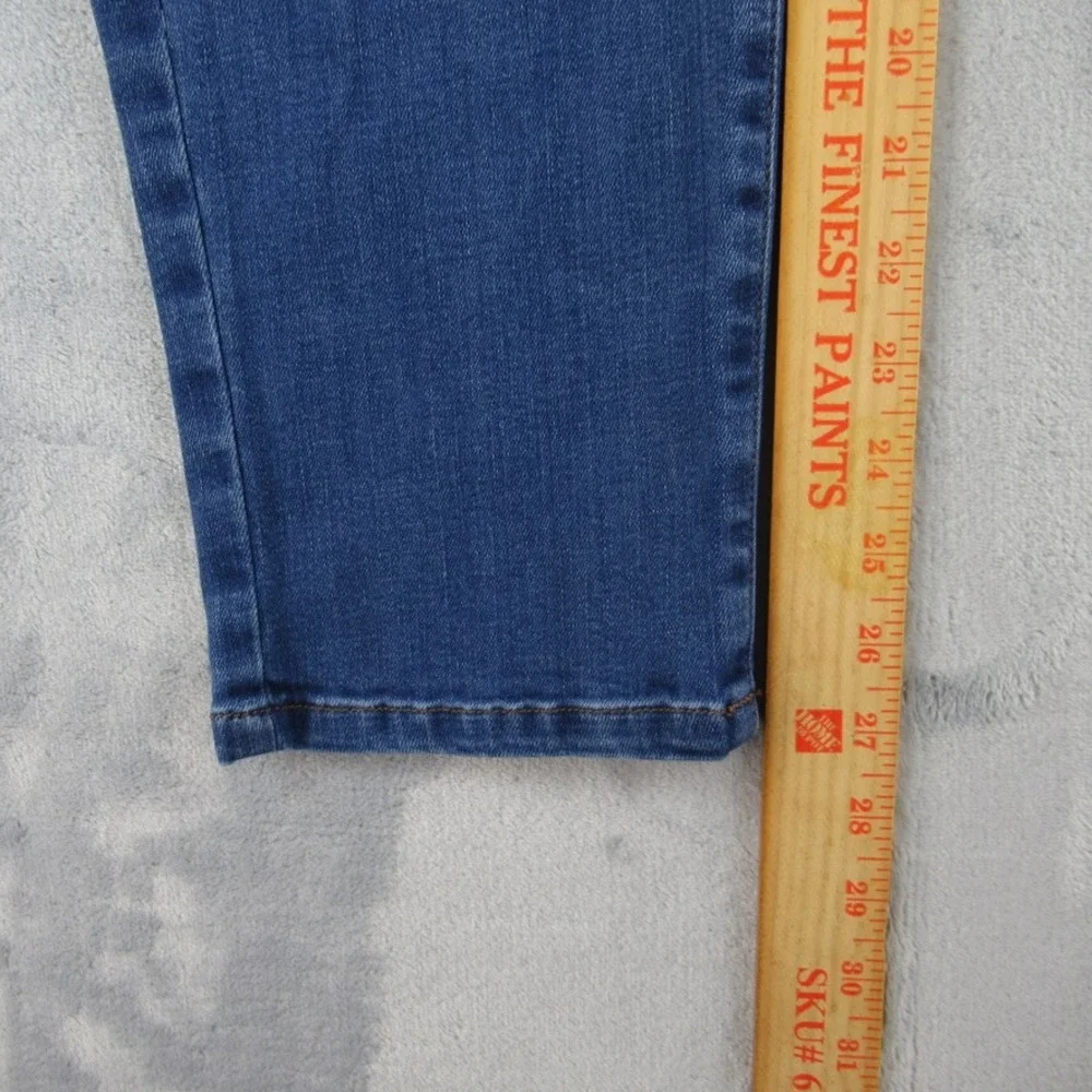 J Jill Denim Boyfriend Straight Leg Ankle Jeans Blue Medium Wash 14P Petite - Picture 7 of 13